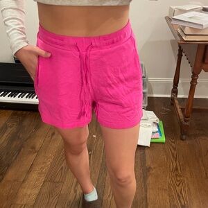 Soft pink lounge shorts